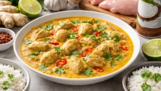 Фото рецепта: Карри с кокосовыми сливками