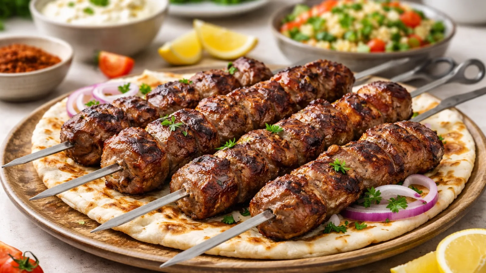 Фото блюда: Катарский шиш-кебаб из баранины на гриле