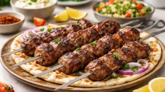 Фото рецепта: Катарский шиш-кебаб из баранины на гриле