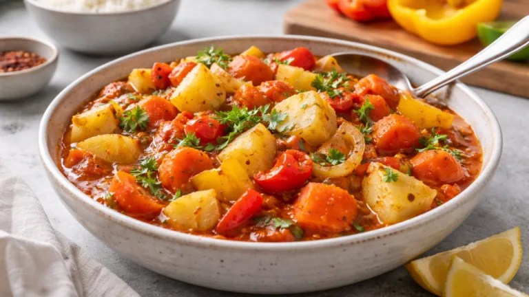 Фото рецепта: Кенийское овощное рагу с картофелем