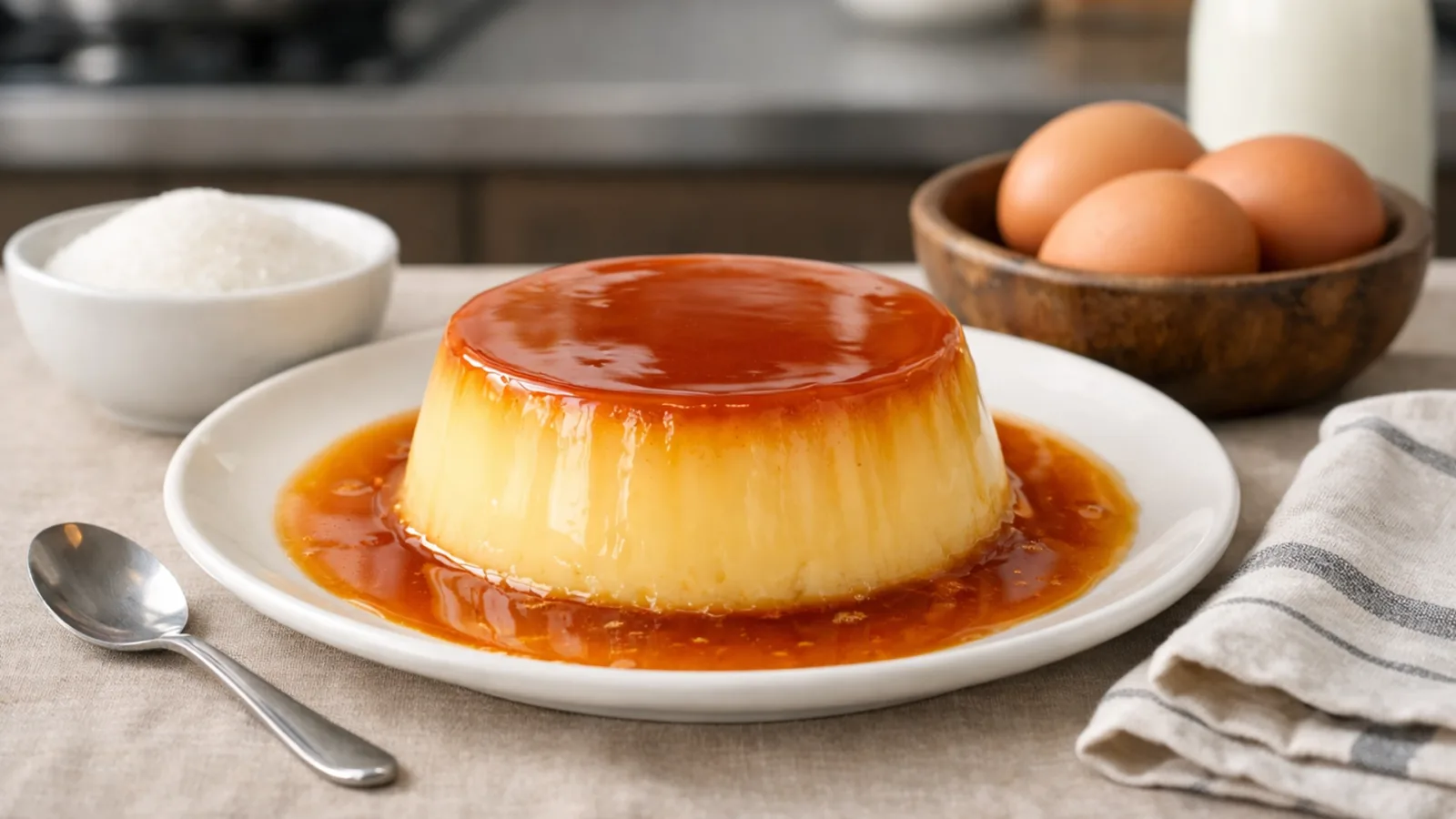 Фото блюда: Кесильо карамельный десерт флан, рецепт с фото