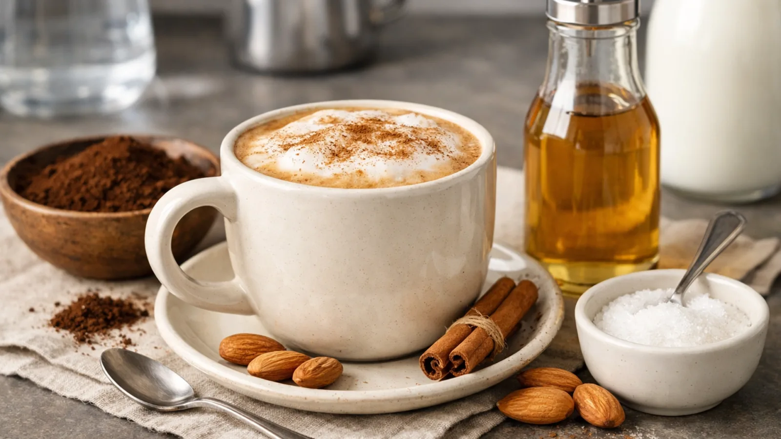 Фото блюда: Кофе с миндальным сиропом