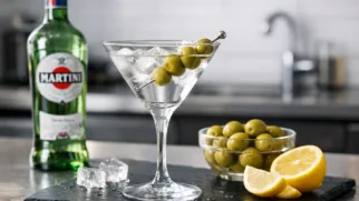 Фото рецепта: Коктейль мартини классический домашний