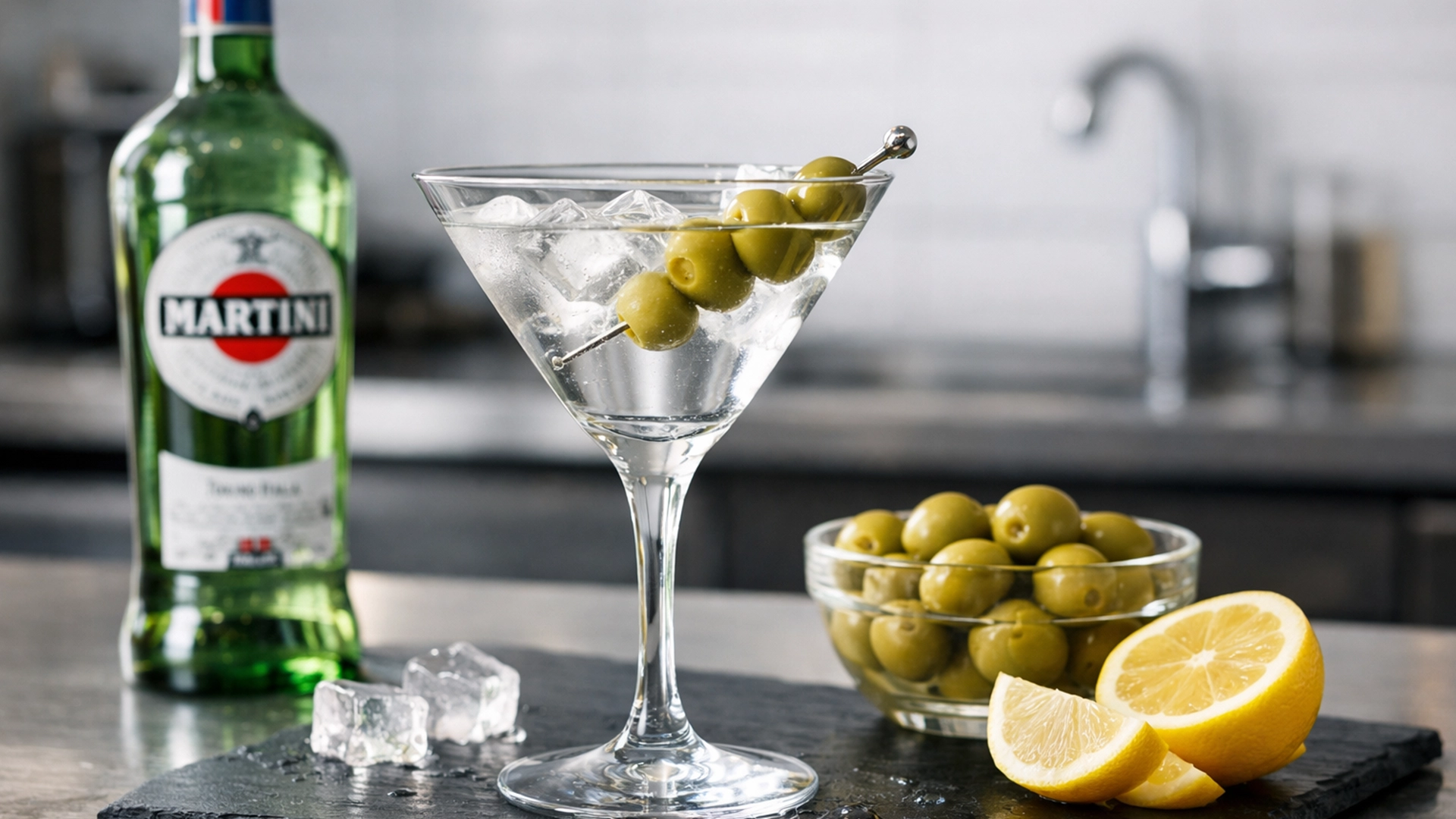 Фото блюда: Коктейль мартини классический домашний