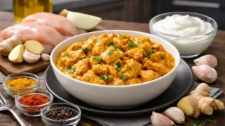 Фото рецепта: Корма из курицы с йогуртом и специями