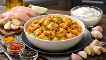 Фото рецепта: Корма из курицы с йогуртом и специями