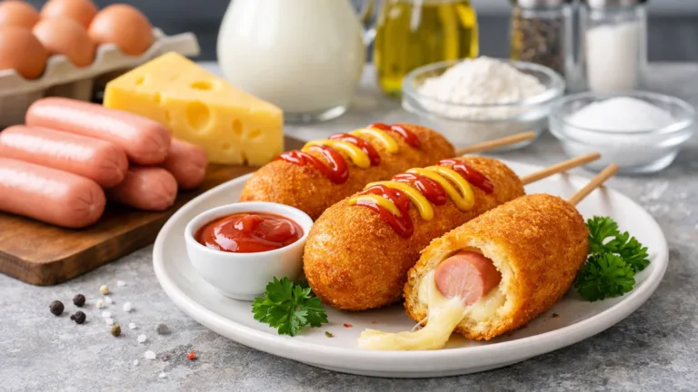 Фото блюда: Корн дог с сыром