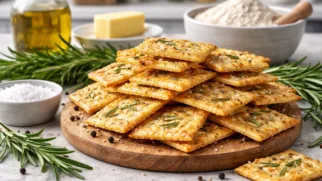 Фото рецепта: Крекеры с розмарином