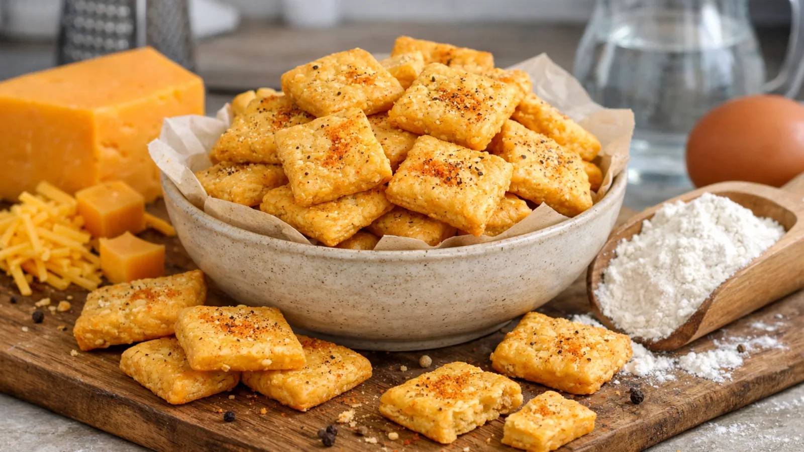 Фото блюда: Крекеры сырные домашние