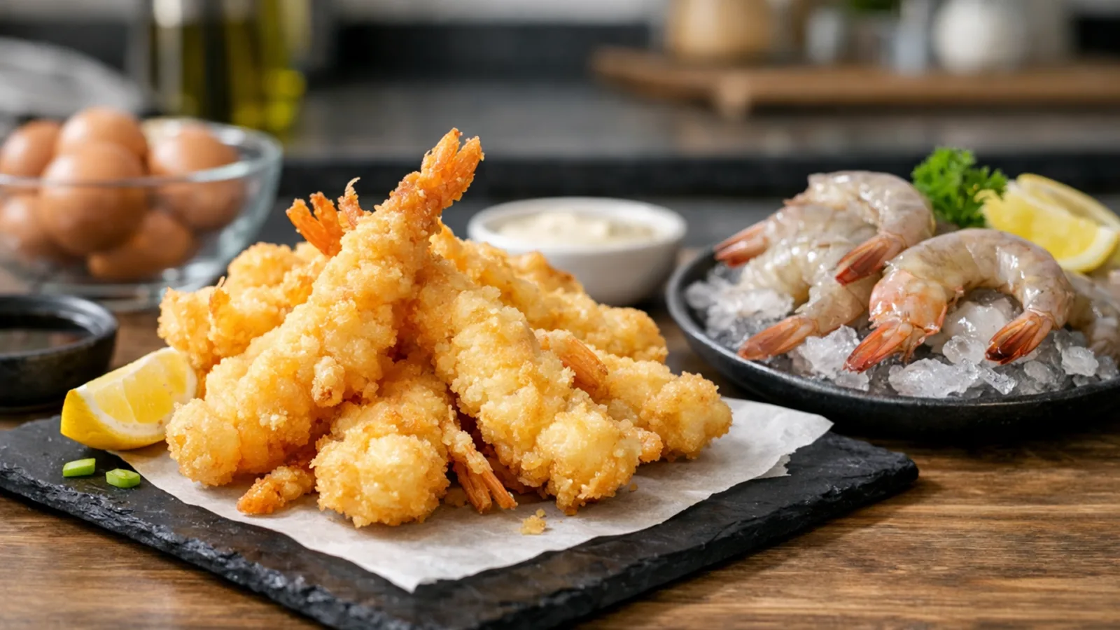 Фото блюда: Креветки в темпуре, рецепт с фото