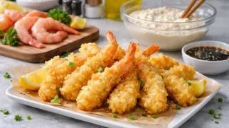 Фото рецепта: Креветки в темпуре