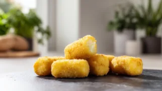 Фото рецепта: Хрустящие картофельные крокеты в сухарях – идеальный закуской для любого стола