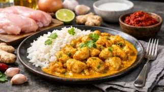 Фото рецепта: Курица в соусе карри