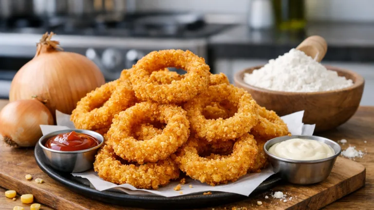 Фото блюда: Луковые кольца с хрустящей корочкой