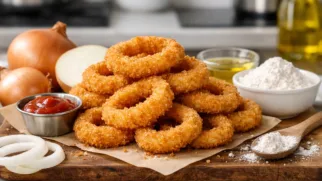 Фото рецепта: Луковые кольца в панировке