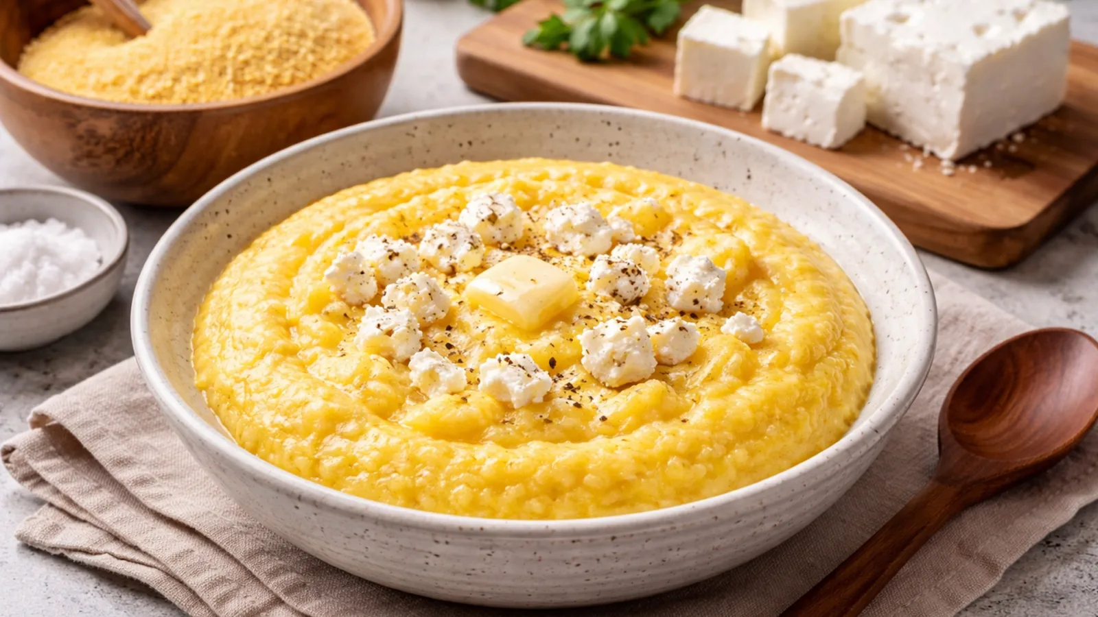 Фото блюда: Мамалыга классическая из кукурузной крупы