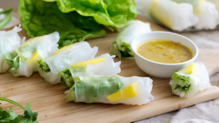 Фото блюда: Манго спринг роллы