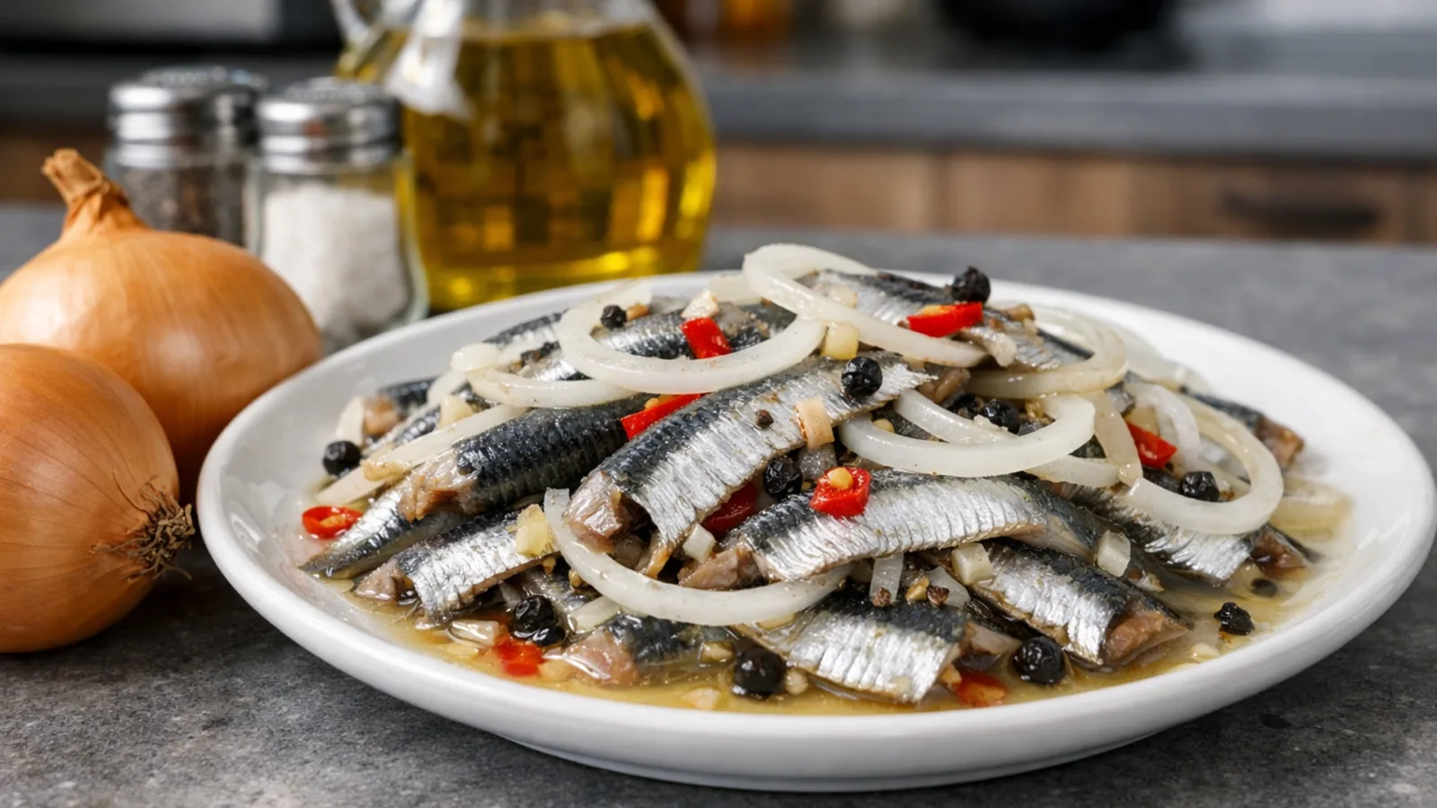 Фото блюда: Маринованная хамса, рецепт с фото