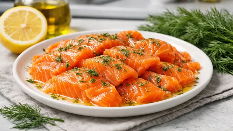 Фото блюда: Маринованный лосось