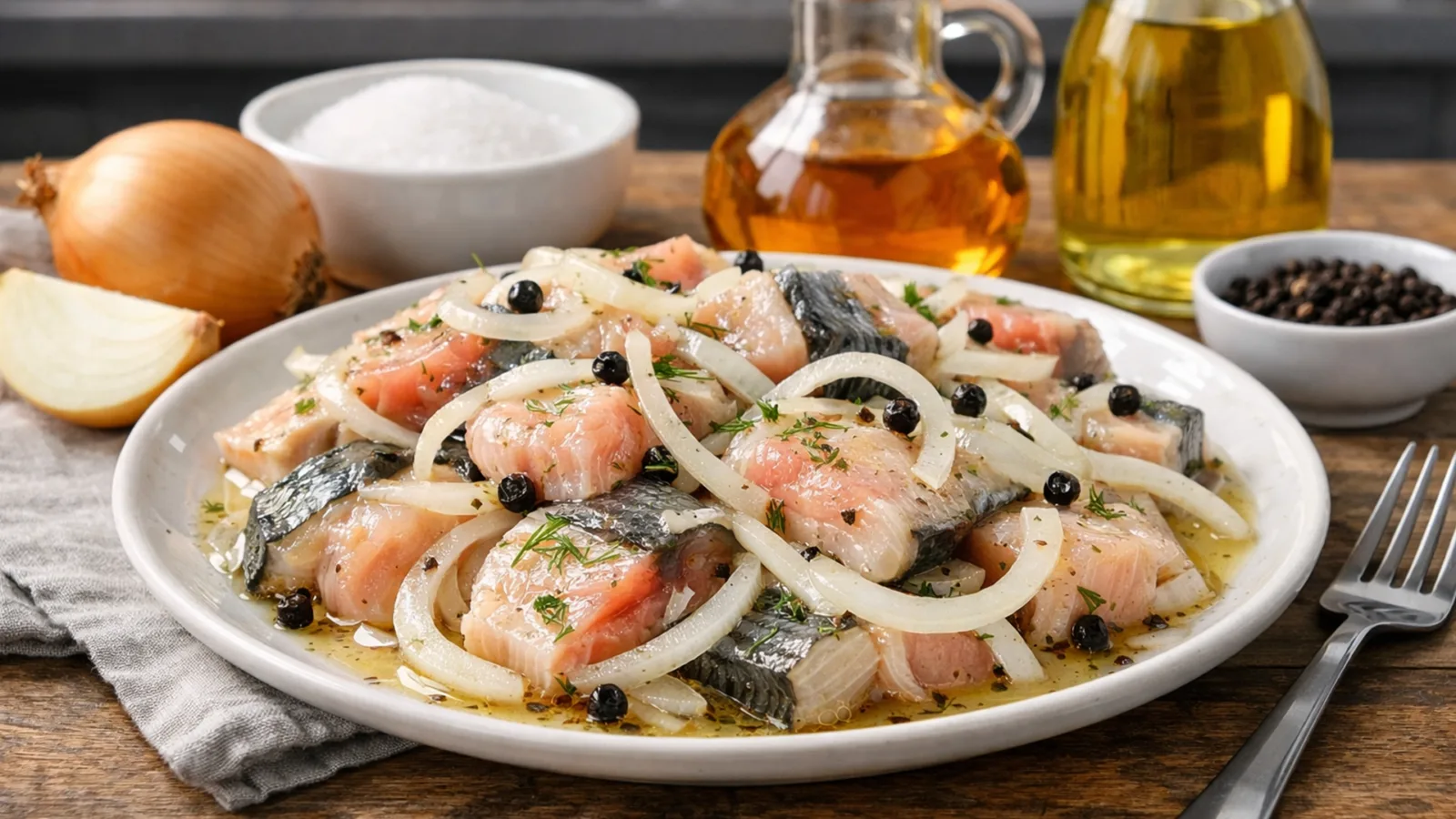 Фото блюда: Маринованный толстолобик, рецепт с фото