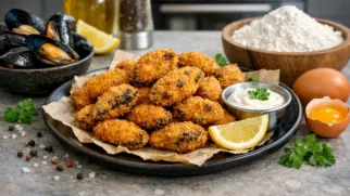 Фото рецепта: Мидии в панировке