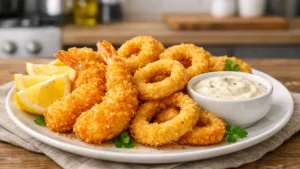 Морепродукты в панировке