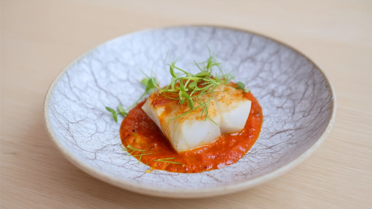 Фото блюда: Нежный морской язык в ароматном томатном соусе для легкого ужина, рецепт с фото