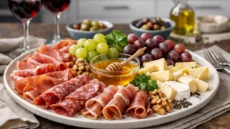 Фото рецепта: Мясная тарелка к вину