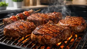 Мясо на гриле