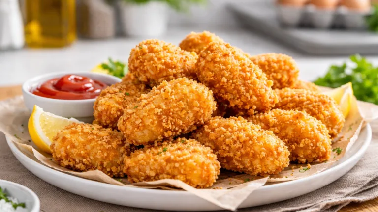 Фото блюда: Наггетсы куриные в хрустящей панировке