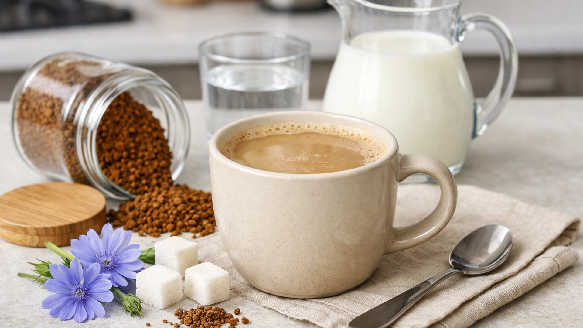 Фото блюда: Напиток из цикория с молоком ароматный