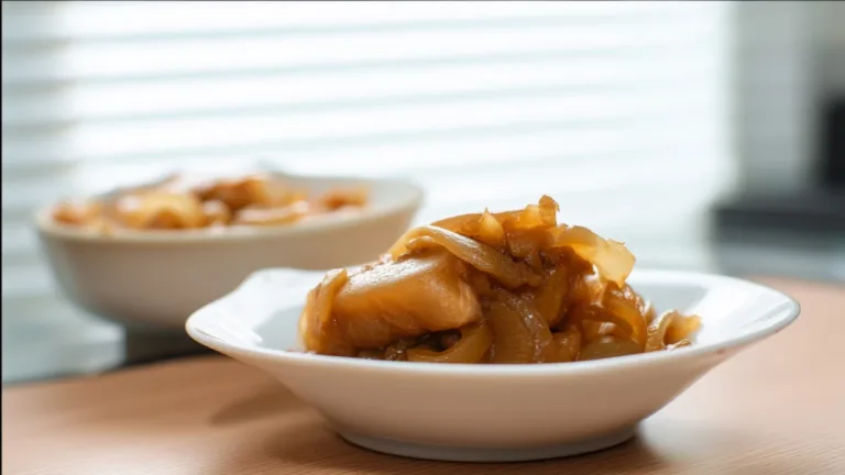 Фото блюда: Тушёная навага с луком – вкусно и просто