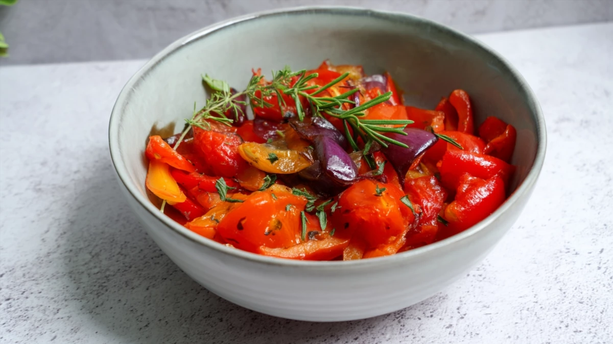 Фото блюда: Овощное рагу с уцхо сунели