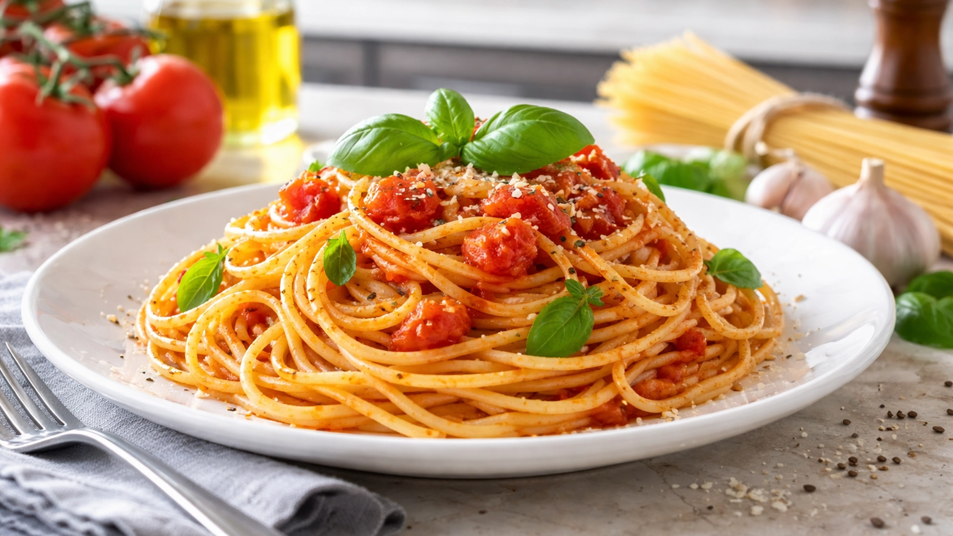 Фото блюда: Паста с соусом неаполе