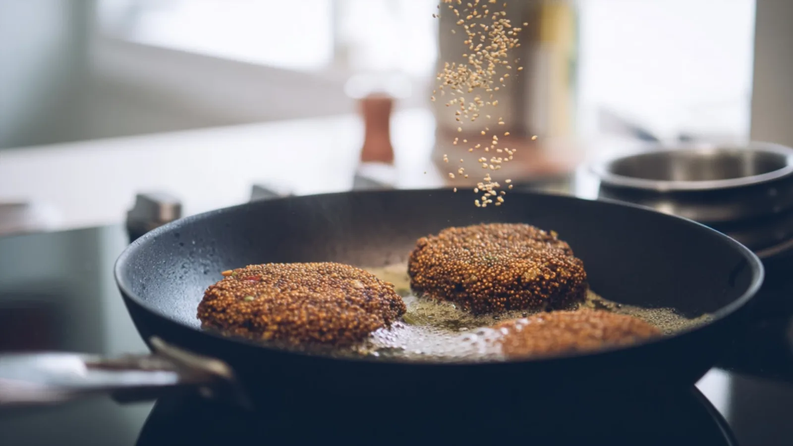 Фото блюда: Пряные дал котлеты с хрустящими семенами горчицы