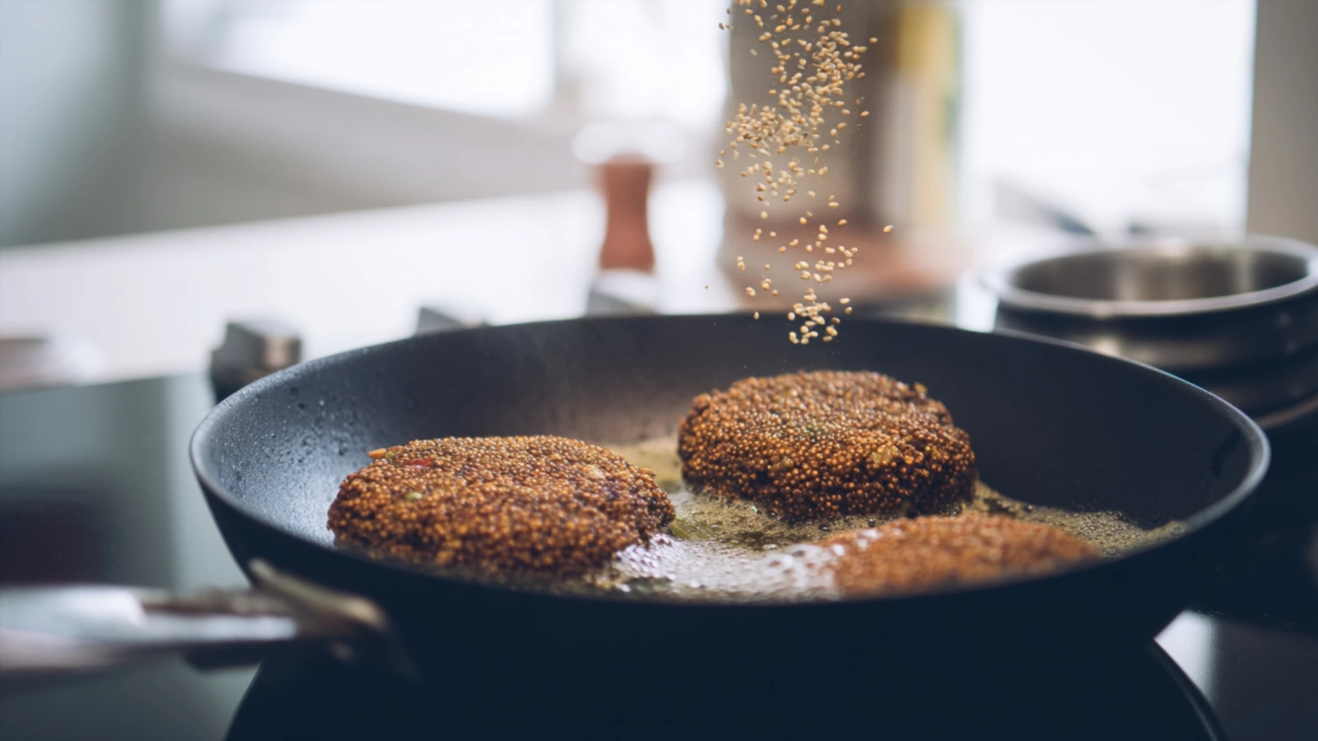 Фото блюда: Пряные дал котлеты с хрустящими семенами горчицы