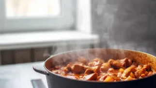 Фото рецепта: Рагу из свинины с фасолью