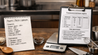 Обложка статьи: Разница между рецептами и технологическими картами