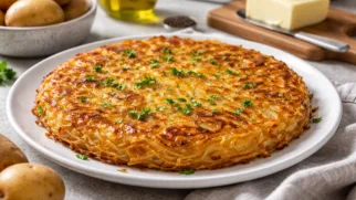 Фото рецепта: Рёшти жареный картофельный блин