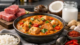 Фото рецепта: Ароматное рыбное карри с тамариндом