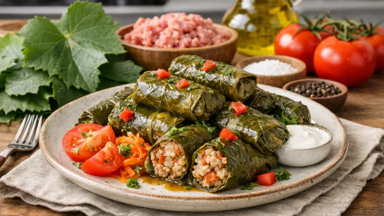 Фото блюда: Сарми голубцы в виноградных листьях