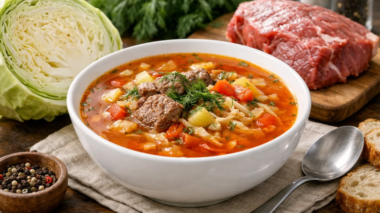 Фото блюда: Щи из свежей капусты