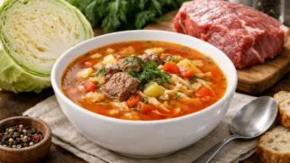 Фото рецепта: Щи из свежей капусты