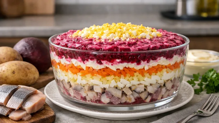 Фото блюда: Сельдь под шубой классическая