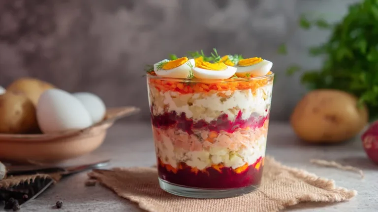 Фото блюда: Классическая селедка под шубой