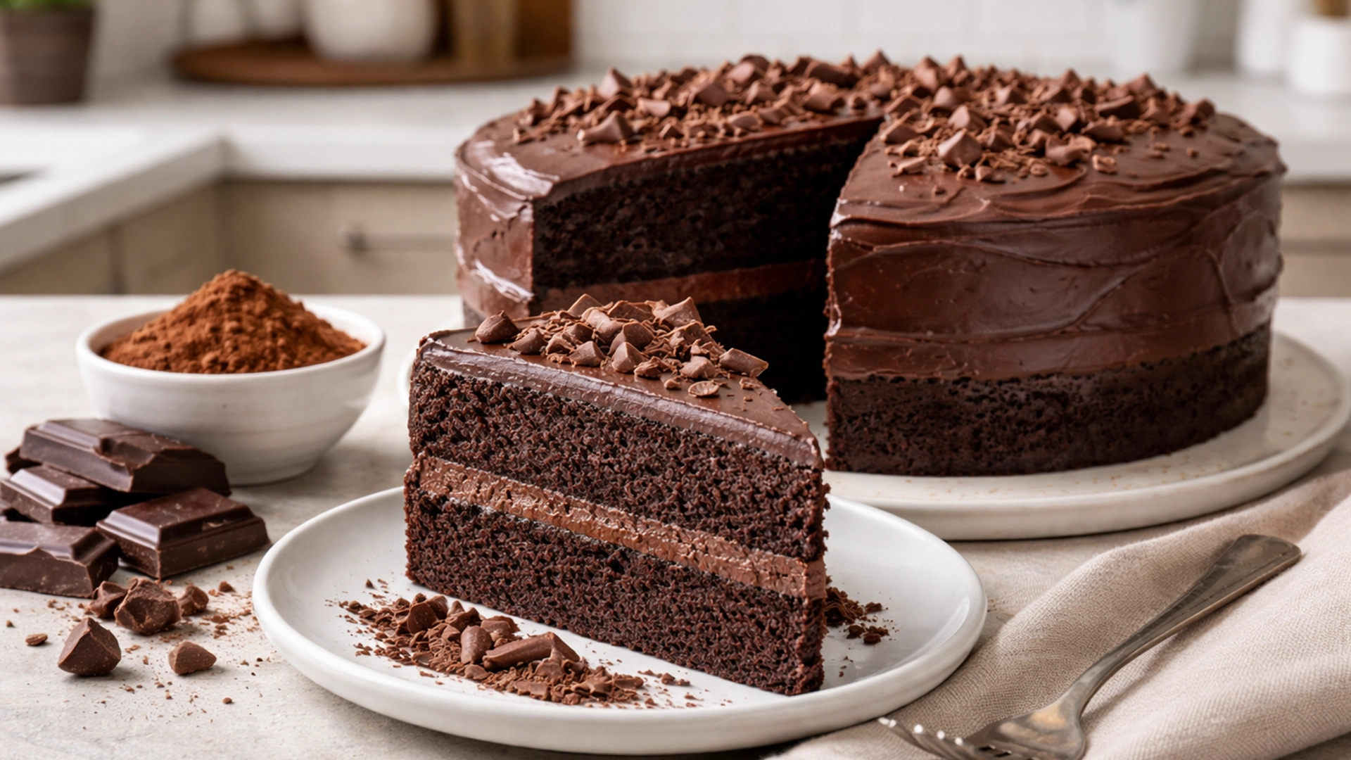 Фото блюда: Швейцарский шоколадный торт