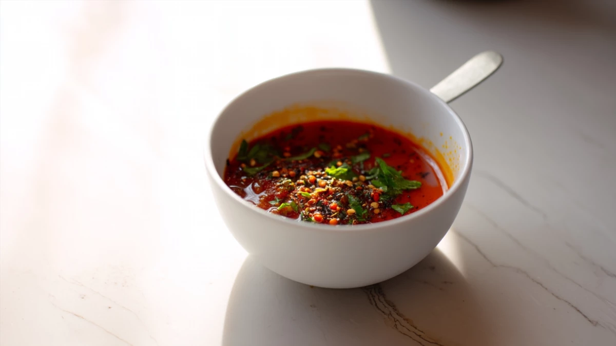 Фото блюда: Томатный соус с уцхо сунели: как приготовить насыщенный и ароматный соус