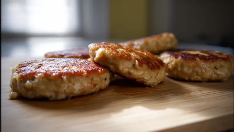 Фото блюда: Сырные котлеты из курицы нежные и сочные