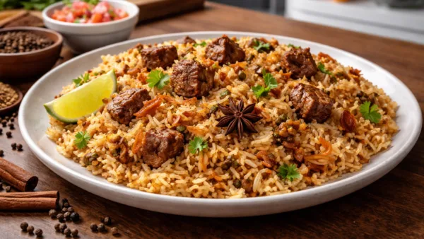 Танзанийский плов пилау с мясом