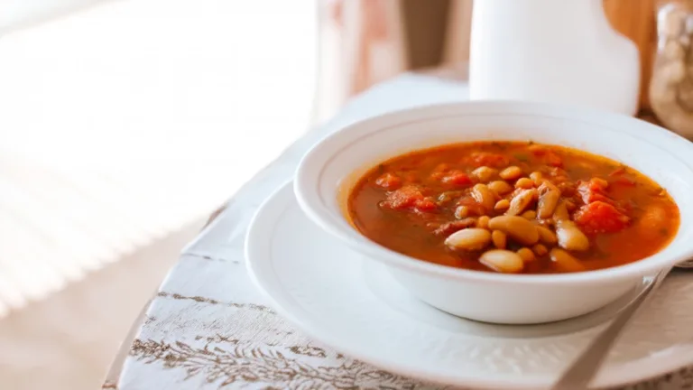 Фото блюда: Томленный рагу с навагой и фасолью